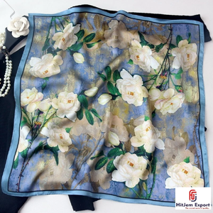 Custom Printed Satin Scarf Corporate Branding Promotional Events OEM ODM Manufacturer Nigeria Ghana Kenya Congo Senegal Tanzania - Product Image 6