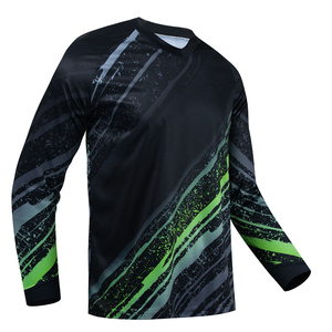 เสื้อเจอร์ซีย์มอเตอร์ครอส MX ระดับพรีเมียม ชุดกีฬาสำหรับแข่งรถมอเตอร์ครอส MX ผลิตจากวัสดุที่ช่วยระบายความชื้น น้ำหนักเบา - Product Image 1