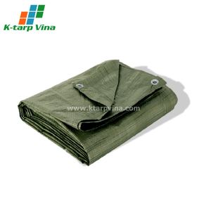 Bâche en PE professionnelle K-Tarp Vina - Meilleure vente, couleur vert olive, service de découpe sur mesure disponible, origine Vietnam - Product Image 4