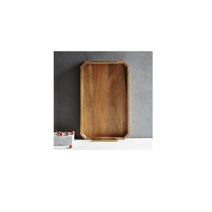 Bandeja de Madera para Servir Alimentos, para Mesa de Comedor, Desayuno, Café, Té, Bocadillos y Servicio en Restaurantes - Product Image 4