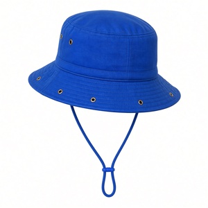 Sombrero Boonie Azul Rey Phi Beta Sigma con Letras Griegas Bordadas en Blanco, Ala Ancha, Cordón para la Barbilla, Fraternidad, Protección Solar para Exteriores - Product Image 4