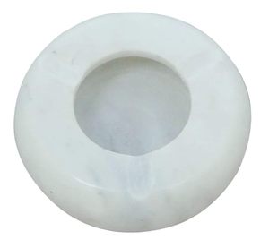 Cenicero Redondo de Mármol Blanco para Cigarrillos y Cigarros, sin Humo, Decorativo para Mesa de Oficina u Hogar - Product Image 4