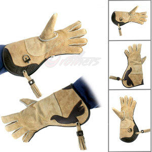 Gants de fauconnerie en cuir, nouveau design, vente en gros, produits de chasse, tendance du moment - Product Image 4