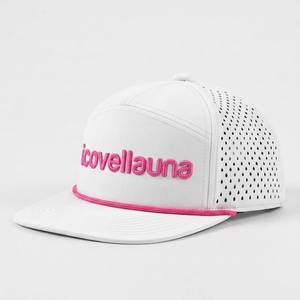 Gorra de Golf Personalizada de 7 Paneles con Visera Plana, Corona Perforada con Corte Láser, Logotipo Bordado en 3D, OEM, ODM, MOQ Bajo, Marca Privada - Product Image 3