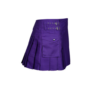 Kilt Escocés de Tartán a la Moda, Diseño Elegante con Detalle Plisado, Kilt Escocés de Tartán, Tela Suave, Prenda Tradicional Cómoda - Product Image 3