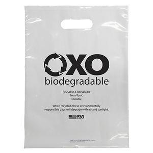 Sac d'emballage écologique découpé, sac en plastique pour vêtements avec Logo personnalisé - Product Image 1