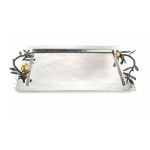 Luxuries Design Home Table Top <b>Food</b> <b>Server</b> Ware Tray Large Size Metal <b>Food</b> Serving Tray Dessert Display For Kitchen Ornaments - Product Image 6