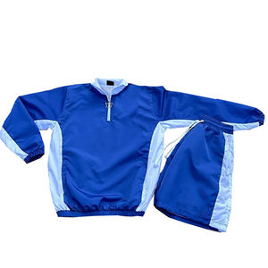 Custom Spring Plus Size Nylon Polyester Two-Piece Jacket and Shorts Suit Set Sports <b>Windbreaker</b> Tracksuit for Men - Product Image 1