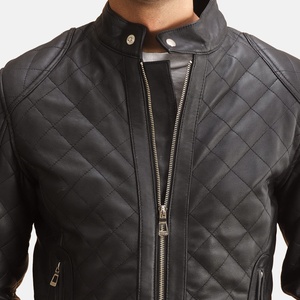 Best Quality <b>Sheepskin</b> Napa Tanned Quilted Leather Customize Design Warm Winter Season <b>Jacket</b> for Men - Product Image 5