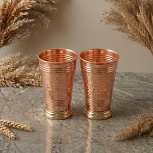 Vasos de cobre martillado ecológicos para camping, vasos de cobre para bar, vasos de cobre martillado ecológicos para el hogar - Product Image 4