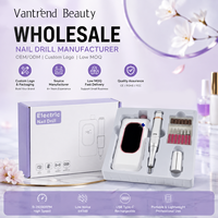 Machine à ongles électrique professionnelle 45000 tr/min pour usage en salon, idéale pour les ongles en acrylique et en gel, vente en gros