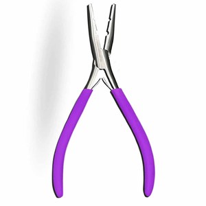 Pince à micro-anneaux pour extensions capillaires de haute qualité, avec fonction de maintien, emballage personnalisé, logo, meilleur prix, outil en acier inoxydable de qualité chirurgicale - Product Image 2