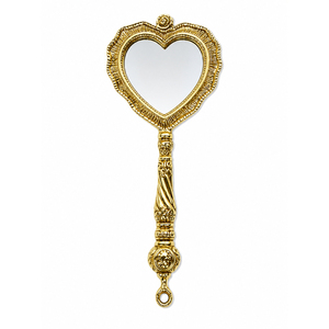 Wholesale Vintage Hand <b>Mirror</b> Ornate Gold <b>Vanity</b> <b>Mirror</b> Luxury Embossed Metal Handheld Cosmetic <b>Mirror</b> for <b>Dressing</b> <b>Table</b> Makeup - Product Image 5