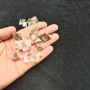 Cuarzo Ahumado Natural de Cambay Art, Forma de Diamante, Pulido, Doble Punta, Cristal, Gema, Feng Shui, Alivio del Estrés, Decoración del Hogar - Product Image 3