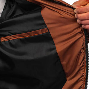 Vestes en duvet pour hommes de marque de créateur de mode streetwear en gros, tissu de haute qualité, col montant, séchage rapide, service OEM personnalisé - Product Image 2