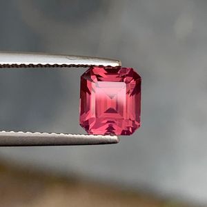 Natural Faceted Raspberry Spinel Loose Gemstone Premium Quality Jewelry Making Precious Stone - Product Image 1