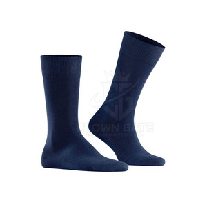 Chaussettes décontractées unies de haute qualité, couleur personnalisée, en spandex/nylon, chaussettes de sport pour hommes à bas prix - Product Image 3