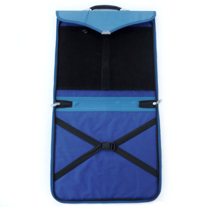 Étui pour tablier de maçon de loge bleue, style provincial, faible MOQ, avec collier de maçonnerie du Rite Français en cuir bleu, Régalia Premium - Product Image 4