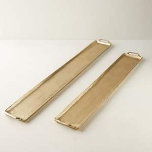 Bandeja de Servir de Latón Hecha a Mano de Primera Calidad, Elegante Bandeja Decorativa de Metal, Perfecta para Servir Té, Café, Aperitivos, Bebidas y Frutas - Product Image 6