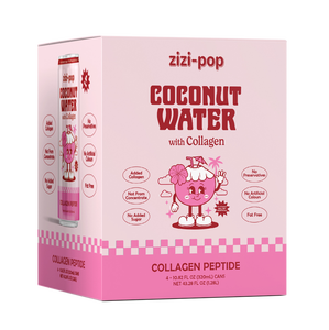 Zizi-Pop Puré con Sabor a Agua de Coco, Lata de 320 ml, Sin Azúcar, Jugo Filtrado - Product Image 2