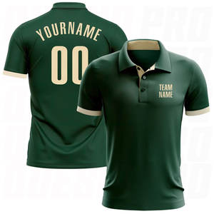 Polo de golf pour femme, respirant, en polyester sublimé, coupe ajustée, plusieurs couleurs vert crème, performance sportive - Product Image 4