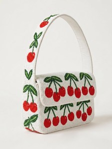 Sac à main décontracté fait main en Inde avec perles de verre multicolores certifiées MS Handicraft, perles de forme personnalisée et poignée en sac de couleur - Product Image 2