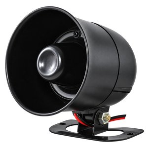 Sirena de Alarma para Auto Negra de 12V 15W, Bocina de Advertencia Impermeable, Altavoz de Seguridad para Automóvil - Product Image 1