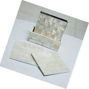 Posavasos plateado de Capis Glassware & Placemat Motive Art, tamaño 100x100mm - Product Image 2