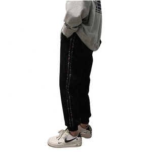 High Quality Men's Homme Mix Custom Color Size Streetwear Joggare Button Track Pants Fitness Jogger Sweat Pants - Product Image 5