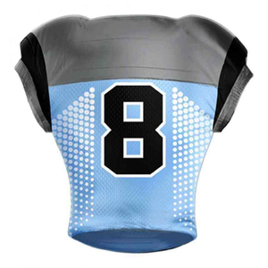Custom Sublimation American Football Jersey Uniform Set with Helmet Pad Cover OEM Wholesale Team Sportswear - Product Image 2