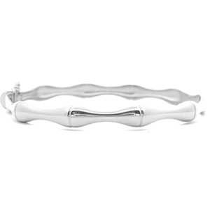 Bamboo <b>Bracelets</b> Minimalist Solitaire <b>Cuff</b> Everyday Wear Delicate Nature Inspired Bangles For Women 14K 18K Solid Gold Wholesale - Product Image 3