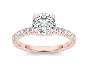 Anillo Solitario Clásico de Diamante Cultivado en Laboratorio de 1 Quilate, Oro Sólido de 14K, Corte Brillante Redondo VS VVS EF, para Uso Diario, Boda, Estilo Moderno - Product Image 5