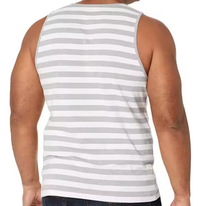 Débardeur de sport pour homme, personnalisé, écologique, à séchage rapide, respirant, col rond, motif uni, pour la gym et l'entraînement musculaire - Product Image 5