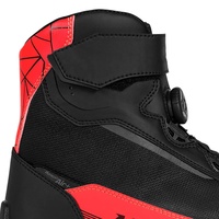 Bottes de moto en cuir respirantes pour la course, chaussures de moto pour la route, bottes d'été pour moto