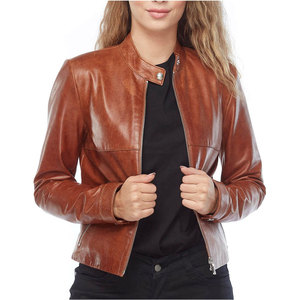 New Design Fashion Wear Women <b>Leather</b> <b>Jacket</b> Top Quality Autumn Winter Stylish Women <b>Leather</b> <b>Jacket</b> - Product Image 2