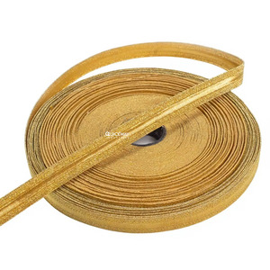 Fil métallique bouclé 13MM rayé, tissu en dentelle tressée à la machine, tresse en dentelle complète avec bordure en dentelle pour chaussures, vêtements, sacs - Product Image 4