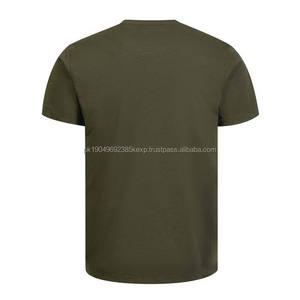 Camisetas de Cuello Redondo para Hombre, Ropa de Talla Grande, Estilo Urbano, Algodón y Fibra de Bambú, Transpirables, Ecológicas, de Manga Corta - Product Image 5