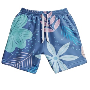 Short de Plage Écologique Respirant à Séchage Rapide pour Homme Logo Personnalisé Taille Élastique Tissu Polyester Sublimation Surf - Product Image 4