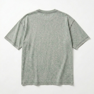 Camiseta de Algodón para Hombre, Cuello Redondo, Manga Corta, Corte Regular, Color Sólido, Ligera, Estampado Serigrafiado, Ecológica, de Secado Rápido - Product Image 2