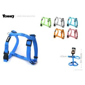 Yommy Pet Harness Nylon Adjustable Blue 51-72cm For Dogs - Product Image 1