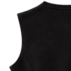 Chaleco de punto con botones en la parte delantera para mujer, sin mangas, cuello en V, corte ajustado, informal, elegante, suéter ligero para usar en capas para el trabajo y el uso diario - Product Image 5