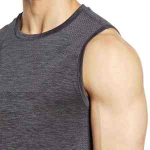 Men's Casual Tank <b>Top</b> Breathable and Comfortable Knitted Weave for Active or Leisure Wear Soft Feel Stretchy Fit Sleeveless - Product Image 4