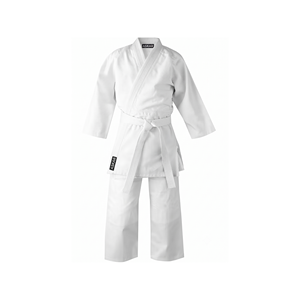 Tenue d'arts martiaux Askar Judi Gi en coton, durable, unisexe, blanche - Product Image 1