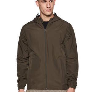 Men's <b>Lightweight</b> Windbreaker <b>Jacket</b> Windproof Waterproof Hooded Polyester Outdoor <b>Jacket</b> for Cycling <b>Running</b> Hiking - Product Image 2