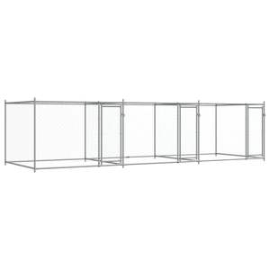 Jaula Resistente para Perros de Acero Galvanizado de 19.7 X 6.6 X 4.9 pies, Color Gris, Jaula para Mascotas de 19.7 X 6.6 X 4.9 pies - Product Image 2