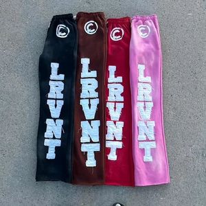 Pantalones deportivos rectos holgados de cintura alta para mujer, con logo personalizado, estilo plano con lentejuelas, para uso exterior, 50 MOQ FOB - Product Image 1