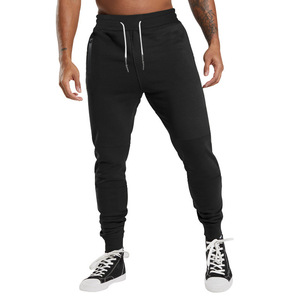 Blank Color Cotton Polyester Quality Sports <b>Joggers</b> Men's Sweatpants <b>Zip</b> <b>Pocket</b> Cargo Pants for Men - Product Image 2