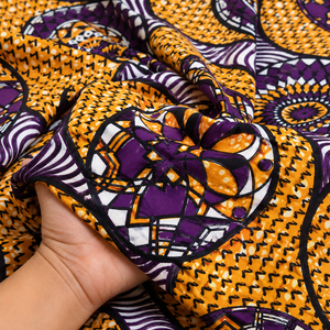 Tela de Algodón con Estampado Africano de Alta Calidad y Ecológica, Textil Ankara, Tela con Estampado Batik para Mujeres, Hombres, Niñas, Niños, Bolsos y Manualidades - Product Image 6
