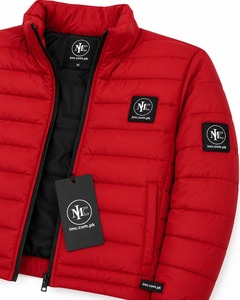 Premium Quality Canvas Mens Puffer Jacket Insulated Winter <b>Coat</b> with Front Logo for Outdoor Adventures <b>Travel</b> Casual Comfort - Product Image 4