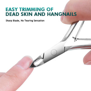 Professional High Quality Stainless Steel Cuticle Nipper 6mm Curved Blade Wide Jaw Opening for Baby Finger Care-Manicure Tools - Product Image 2